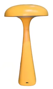 Lampara LED "Amsterdam" 3 Tonos, Tactil USB Recargable. Color: Amarillo 14.5×28 cm