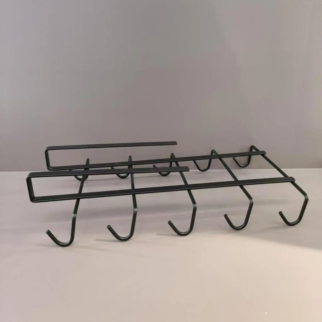 Organizador de Tazas para Estante de Hiero Negro 29×15×7 cm