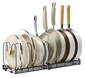Organizador para 9 Utencilios de Hierro Extensible (30-58)×18×18 cm