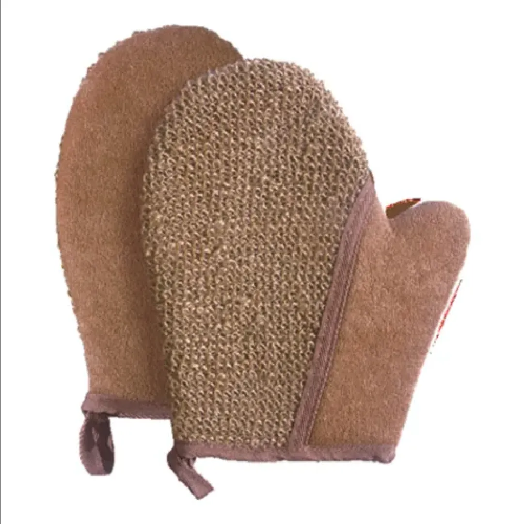 Imagen de Guante de Ducha Exfoliante Marron