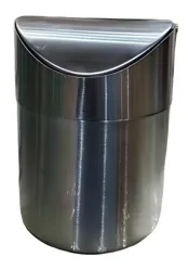 Cesto de Basura "Escritorio" de Acero Inoxidable 12×16,5 cm