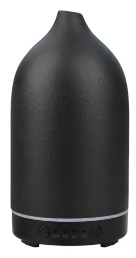Humidificador USB de Ceramica Negro Capacidad: 100Ml 18×9 cm