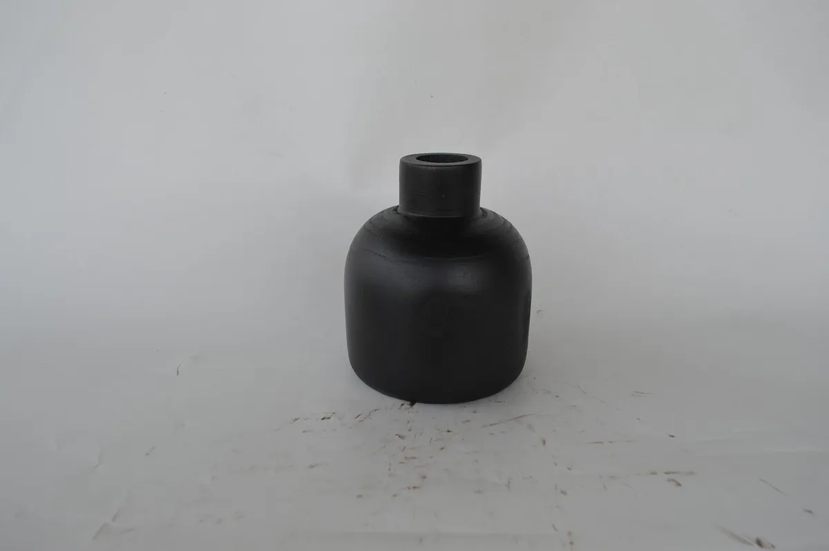 Botellon de Madera Negro 18×15×15 cm