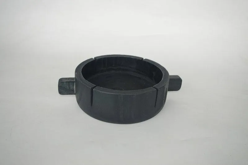 Cuenco de Madera "Brecha" Negro 9×34×25 cm
