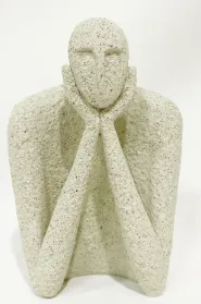 Figura "Reflexion" de Resina Textura Arena 15 cm