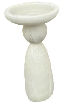 Candelabro "Travertino" de Resina 25 cm