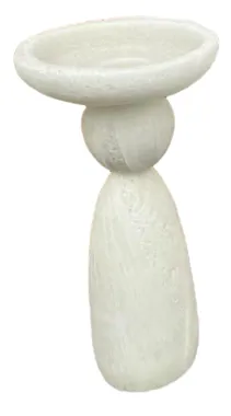 Candelabro "Travertino" de Resina 20 cm