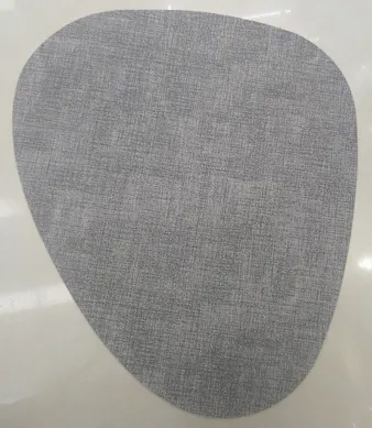 Individual Ecocuero "Organico" Color Gris 36×45 cm