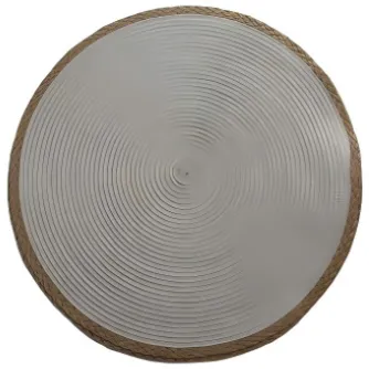 Individual Pp Beige con Borde Natural 38 cm