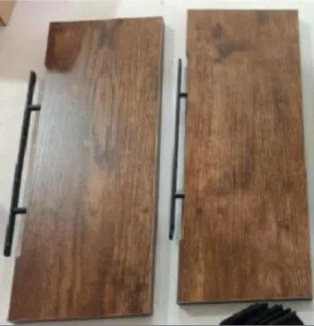 Imagen de Estantes Flotantes de Madera para Pared Color Marron 40×15×1.5 cm