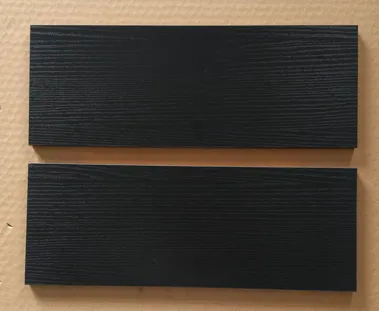 Imagen de Estantes Flotantes de Madera para Pared Color Negro 40×15×1.5 cm