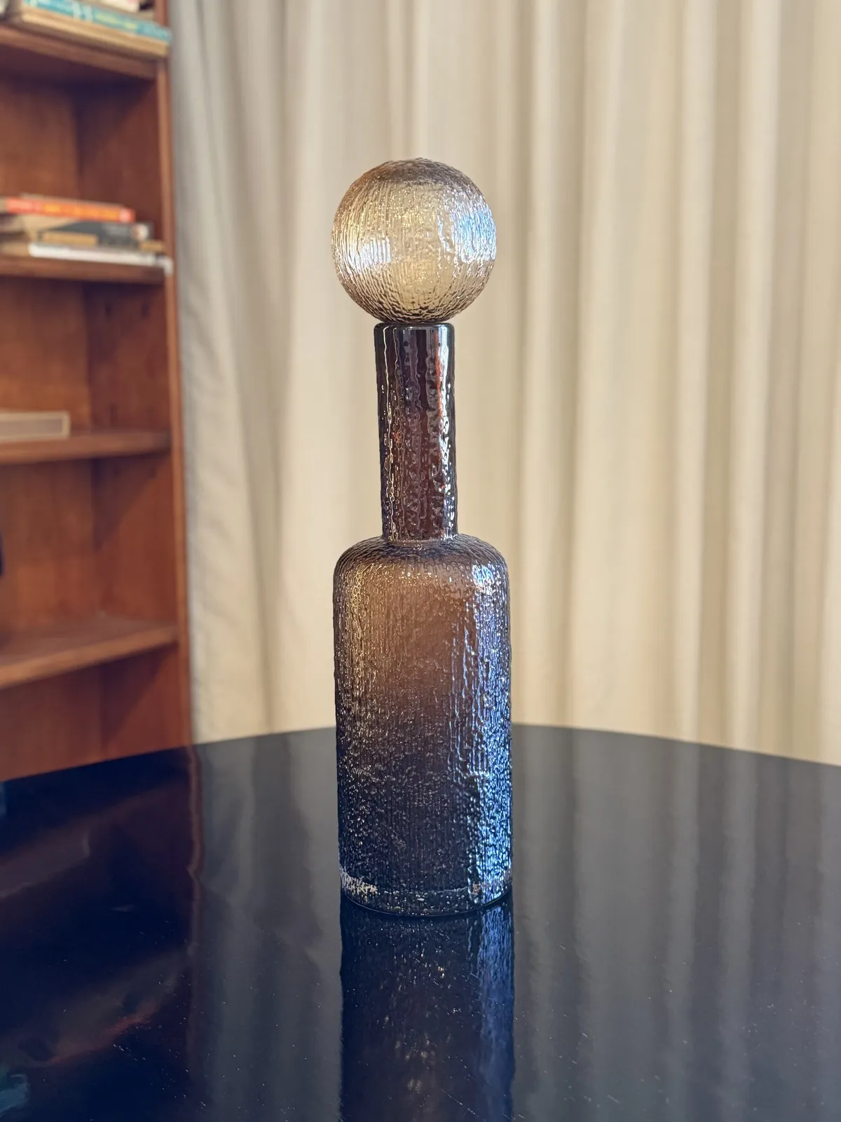Botellon de Vidrio Caramelo 12×50.5 cm
