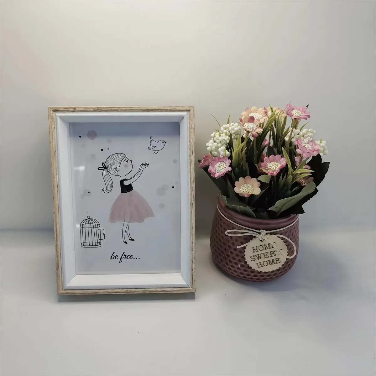 Portaretrato de Madera con Blanco 15×20 cm