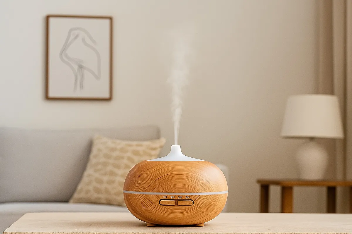 Humidificador Simil Madera USB 148×168 mm